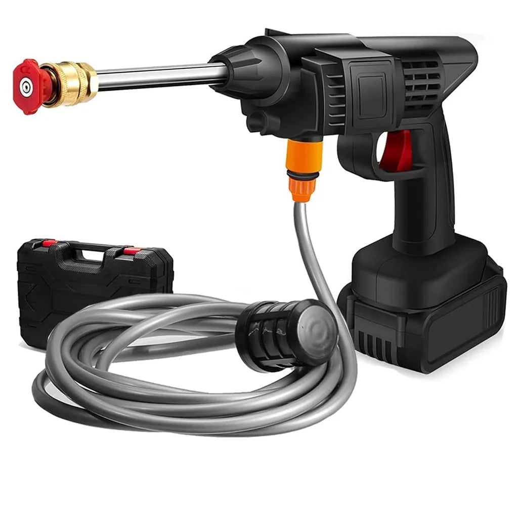 Wireless Portable High Pressure Car Washer Cordless Water Car Wash Gun Machine Spray Gun for Car Washing 24V 48V Electric 220V
