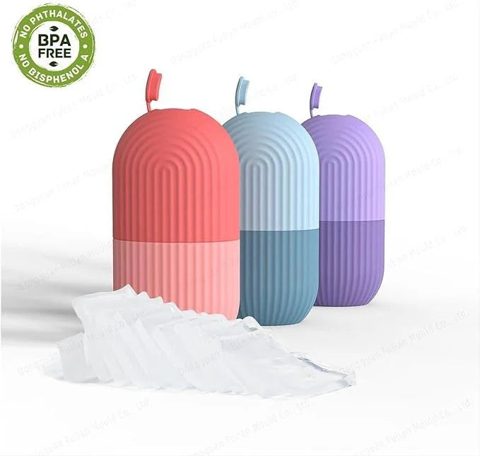 🍁Glow & Sculpt Ice Facial Combo🧊 Soothe your skin, shrink pores, and define your features.🍁 Reusable, Natural, and easy to use daily.🌾 "Enjoy 2 premium tools in 1 value pack"💐 Regular priceRs. 599.00 Sale priceRs. 399.00Sale